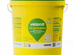 Штукатурка Vetonit пас декофино 25 кг.